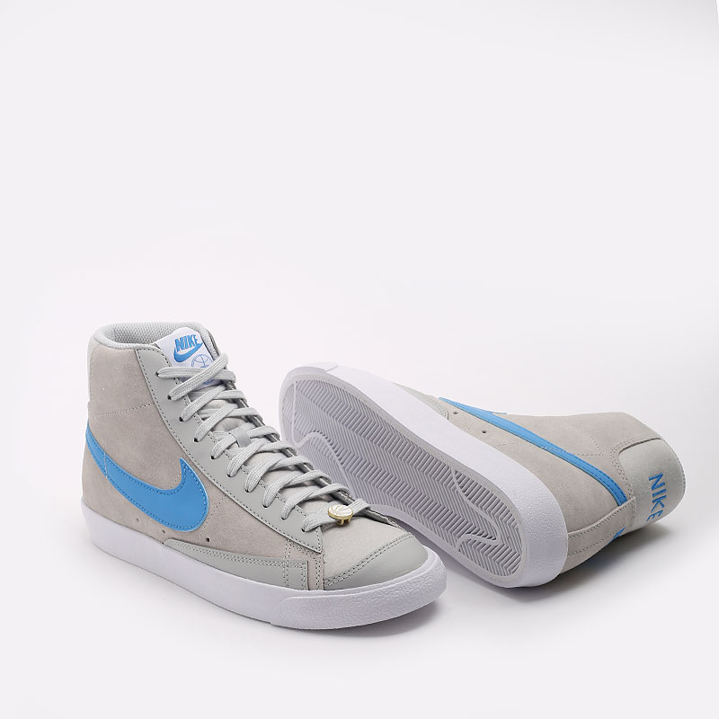 мужские серые кроссовки Nike Blazer Mid `77 NRG EMB CV8927-001 - цена, описание, фото 4